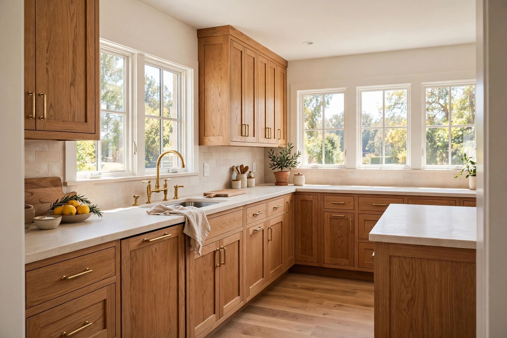 A closed galley kitchen opened up for a family in Islington (After)
